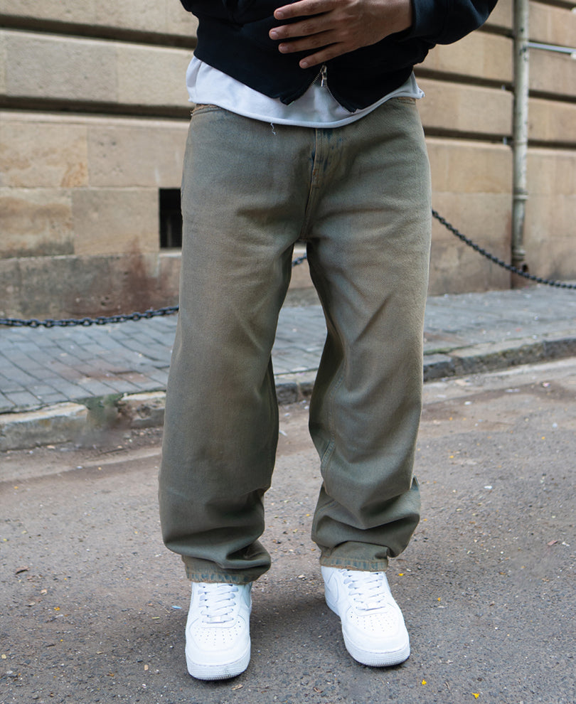 Blue Tinted Baggy Jeans
