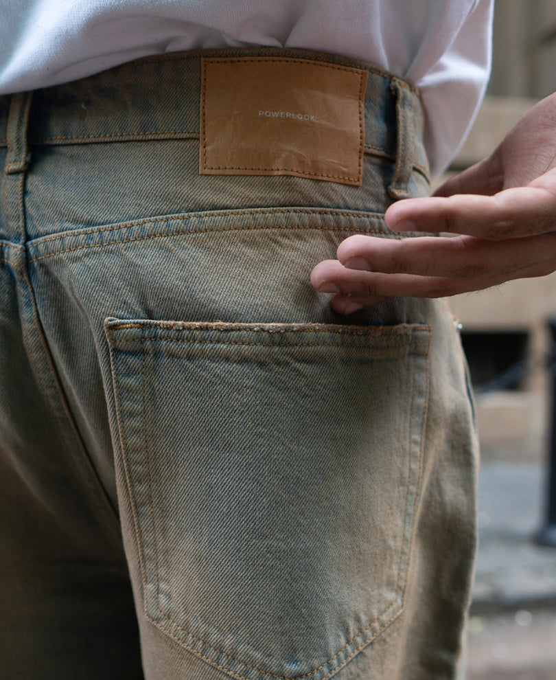 Blue Tinted Baggy Jeans
