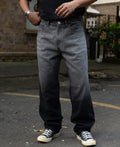 Grey Ombre Baggy Jeans