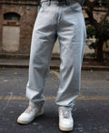 Light Blue Basic Baggy Fit Denim Jeans