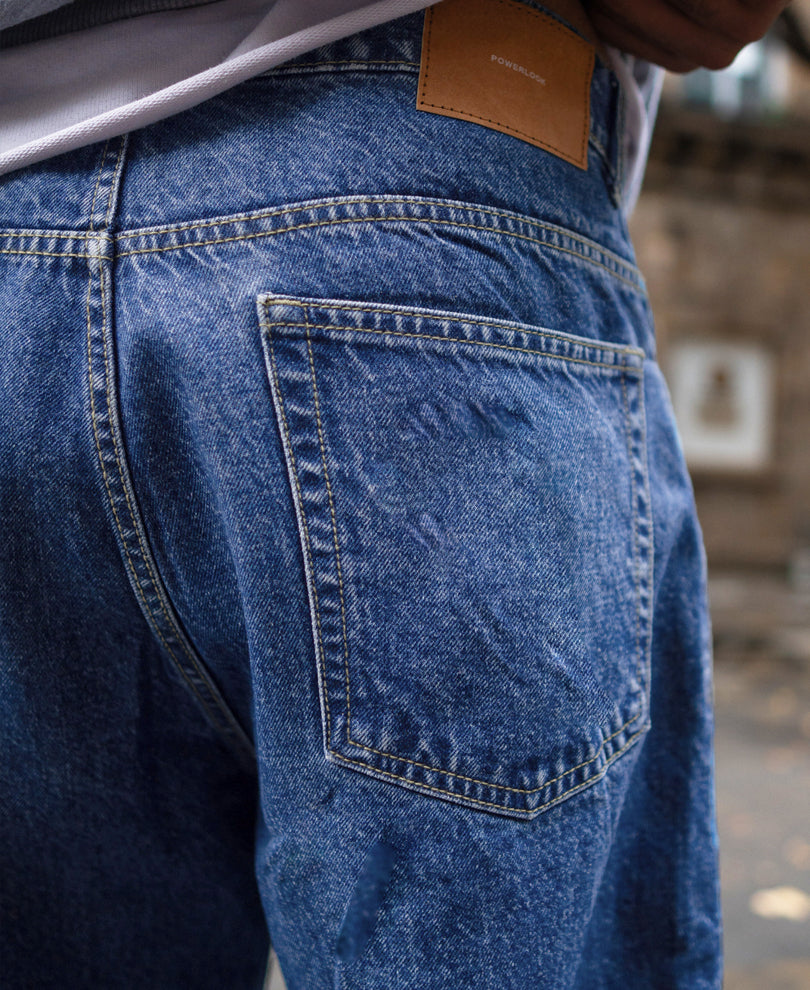 Blue Baggy Fit Jeans