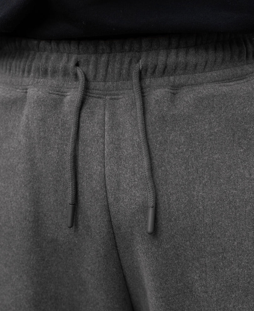 Dark Grey Melange Baggy Trackpant