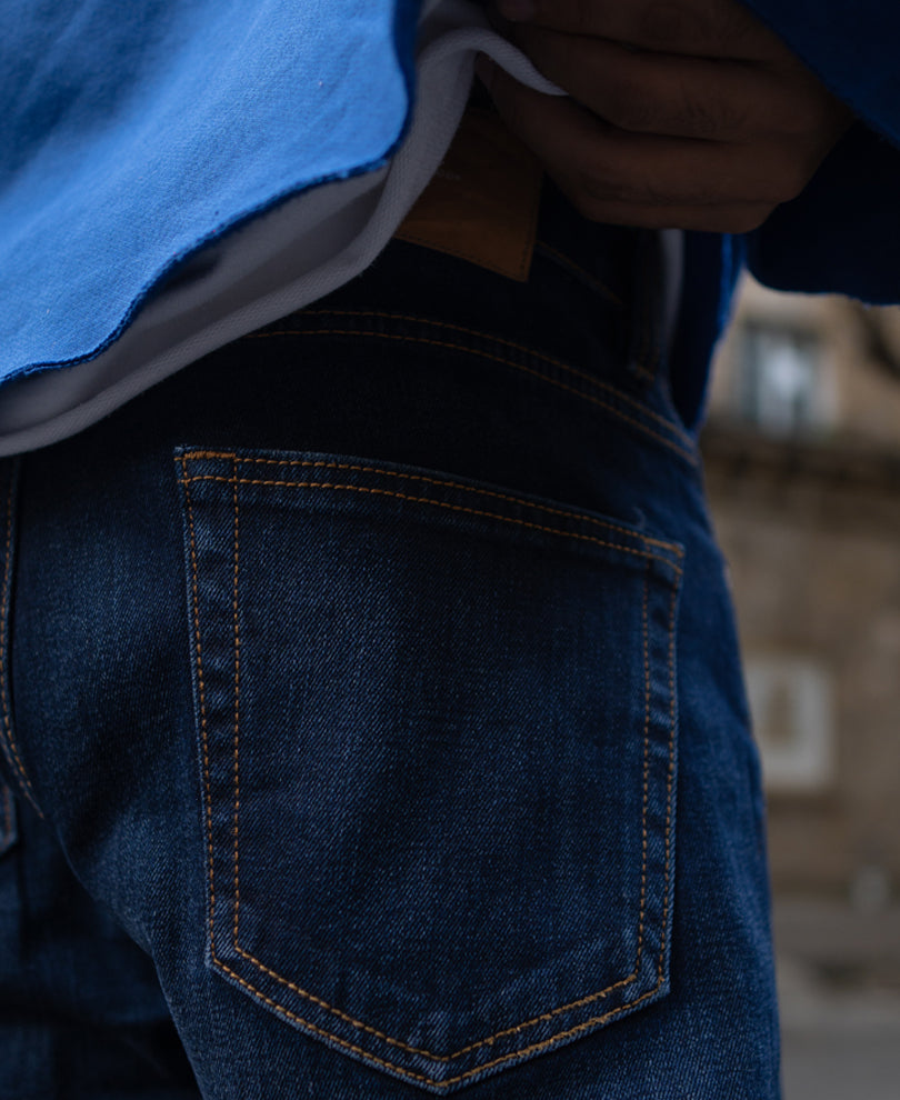 Indigo Regular Fit Denim Jeans
