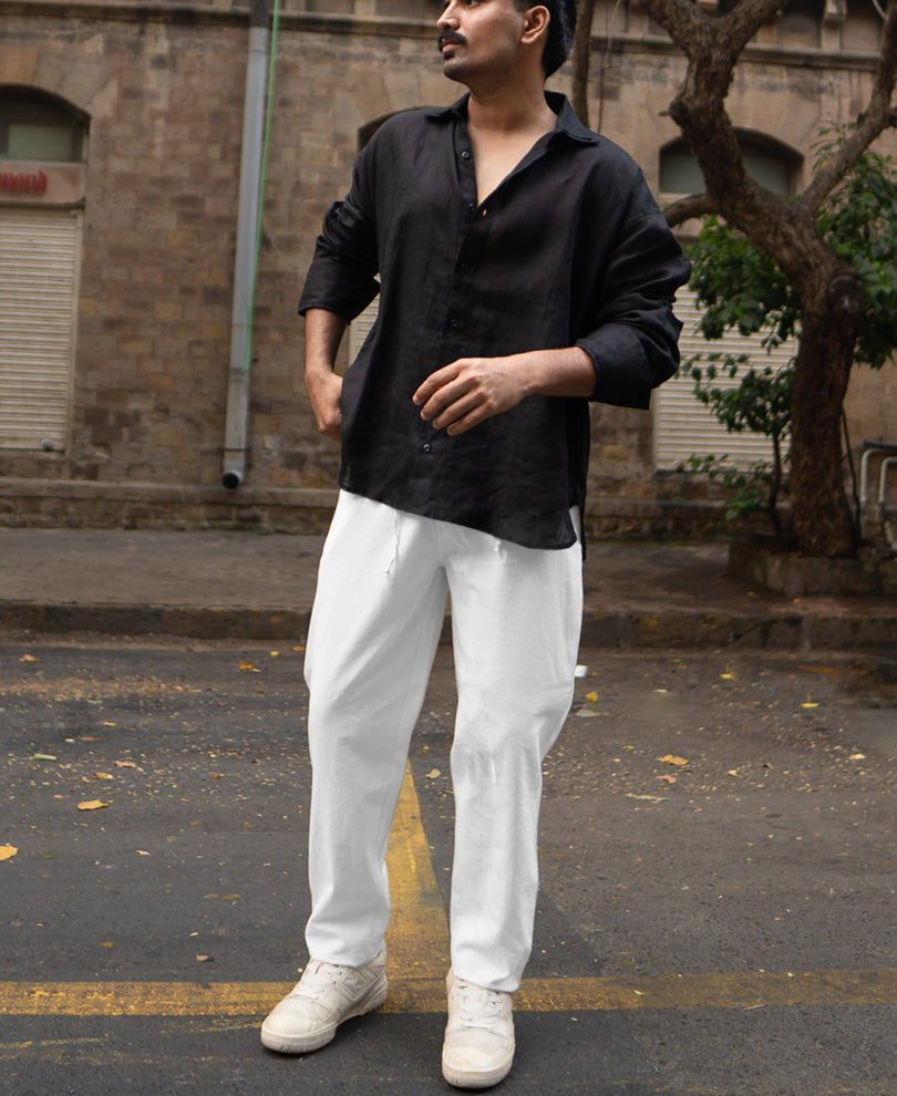 White Cotton Pant