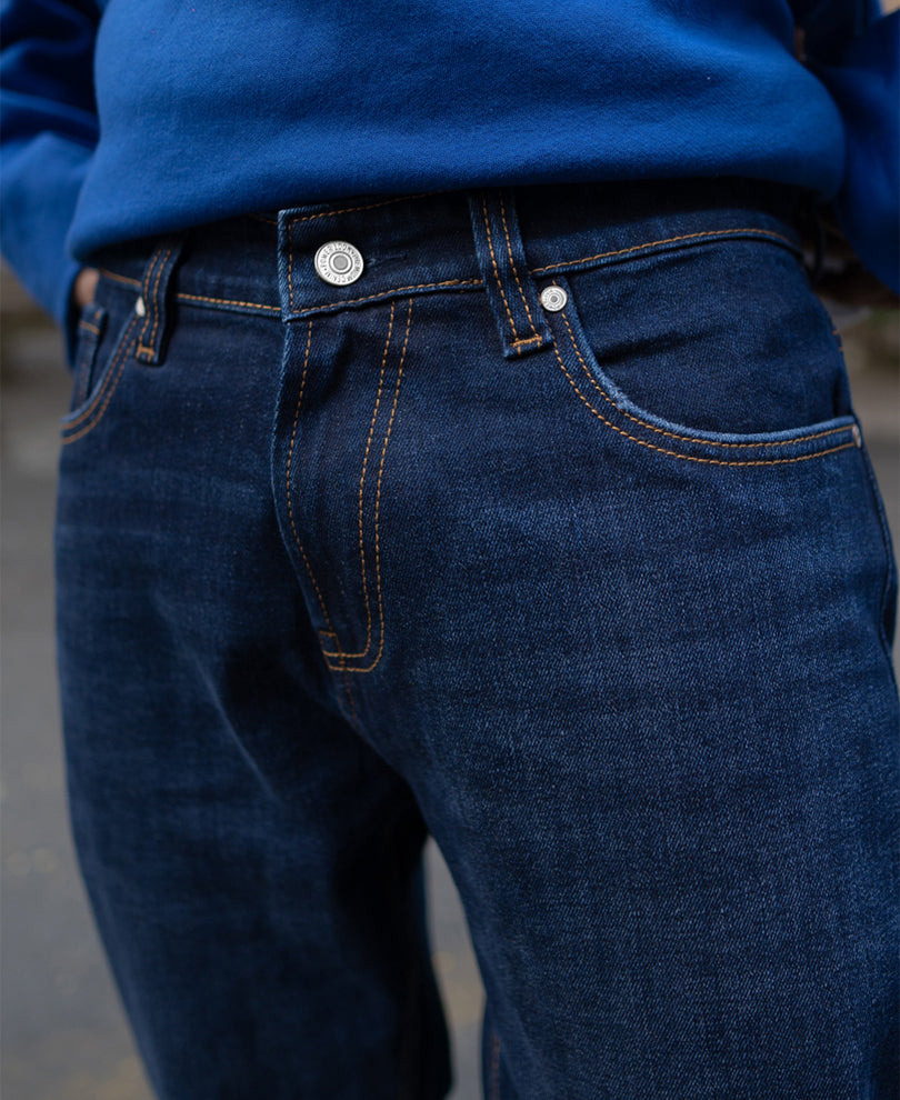 Indigo Regular Fit Denim Jeans