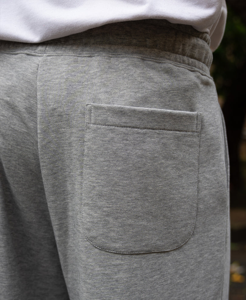 Grey Melange Baggy Trackpant
