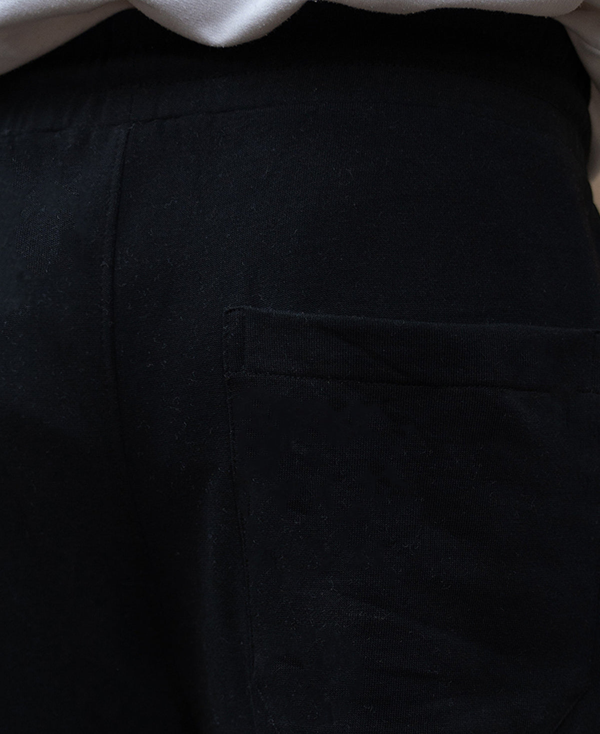 Black Barrel Fit Trackpants