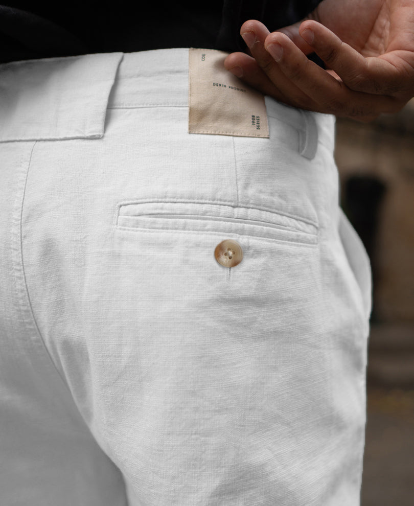 White Cotton Pant